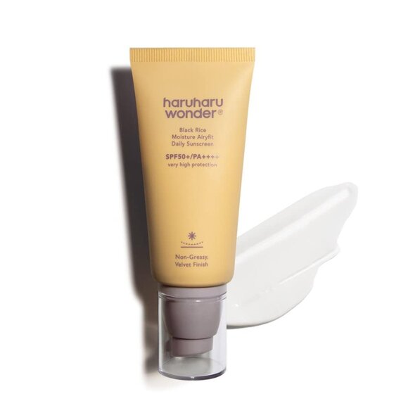 HARUHARU WONDER Black Rice Moisture Airyfit Sunscreen SPF50 50mL - Picture 1 of 9